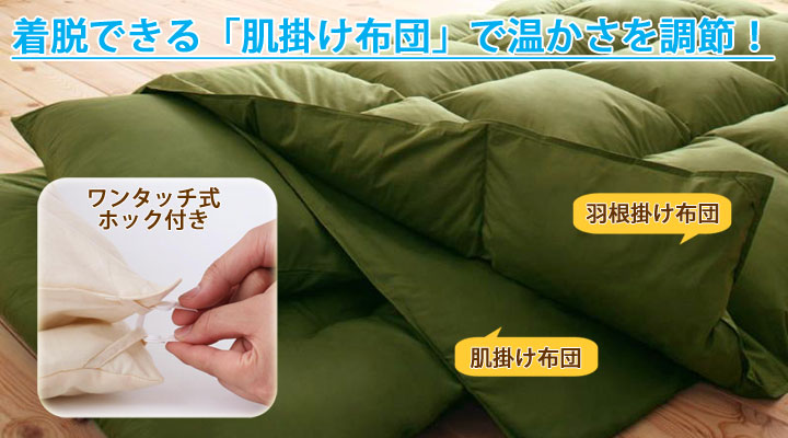 着脱式布団。